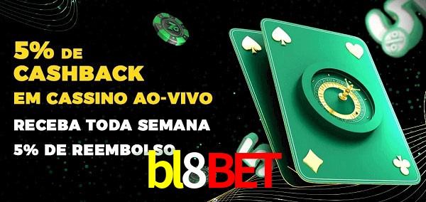 Promoções do cassino ao Vivo bl8bet